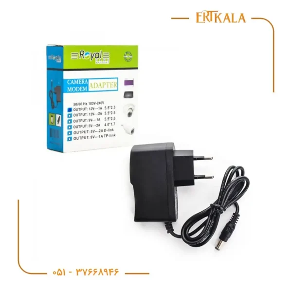 اداپتور 12V/1A برند Royal