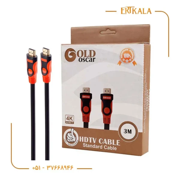کابل 3 متری Hdmi فلت برند Oscar