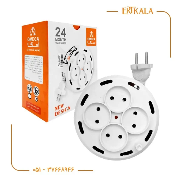رابط برق 7 متری 4 خانه جمع شو برند Omega