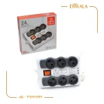 محافظ برق 3 متری 6 خانه استاندارد 6000 برند Omega