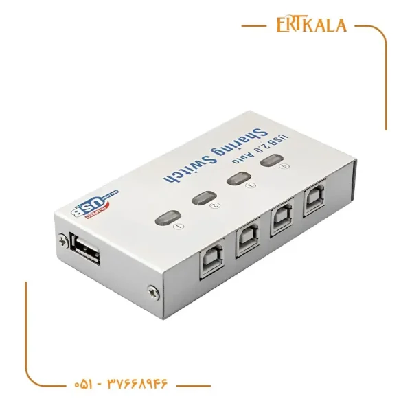 دیتا سویچ پرینتر 1/4 Usb اتومات برند Royal