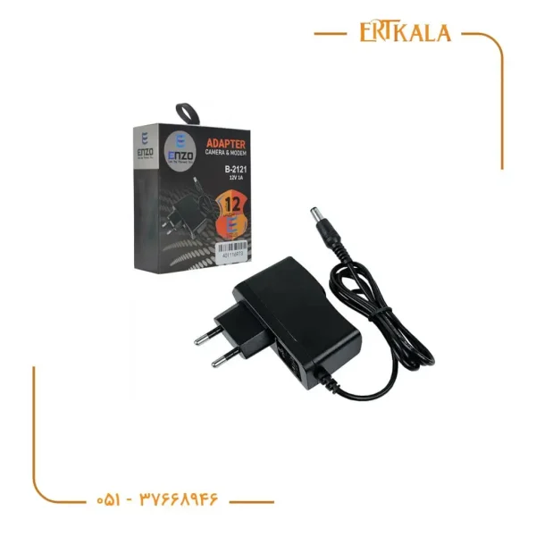اداپتور 12V/1A مدل 2121 برند Enzo