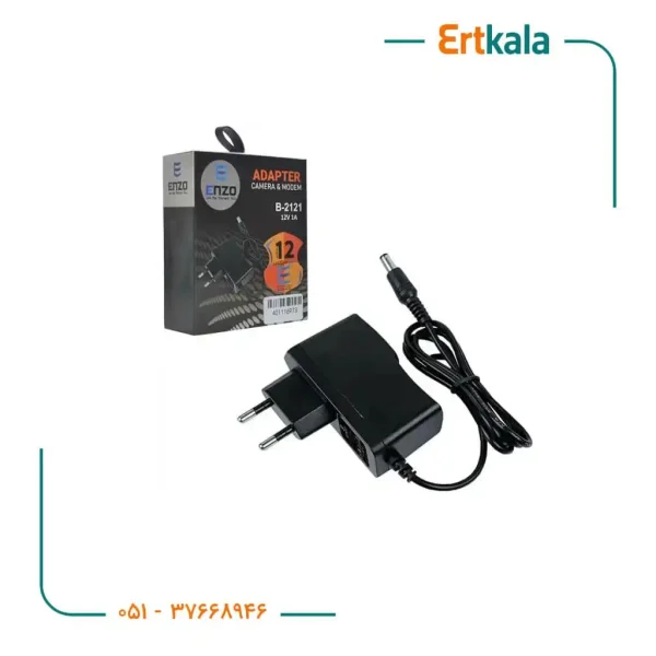 اداپتور 12V/1A مدل 2121 برند Enzo