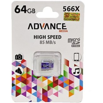 رم میکرو Advance 533x 80 MB/s (64 گیگ با خشاب)