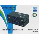 دیتا سویچ 4 1 usb دستی (Royal)