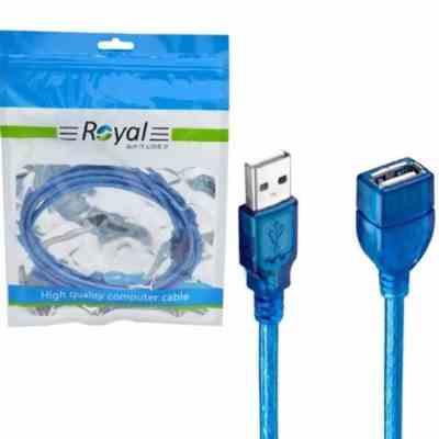 افزایش usb 0.3 متری (Royal)