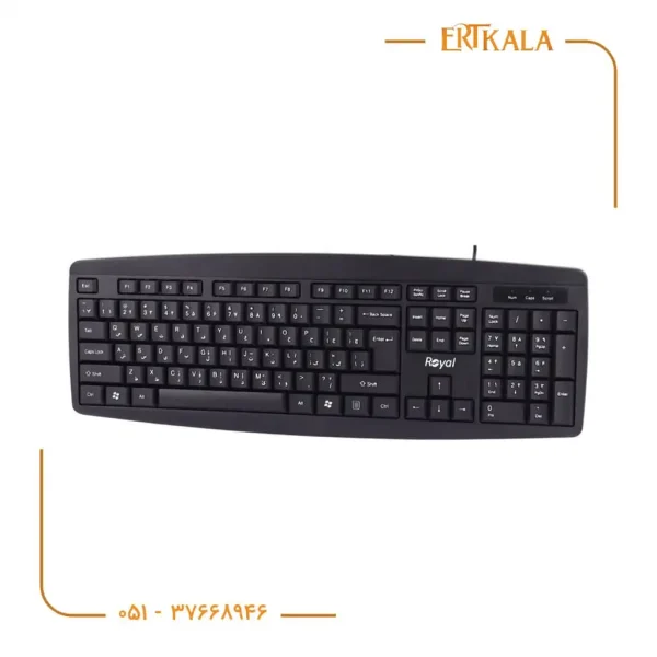 کیبورد سیم دار RK 315 برند Royal