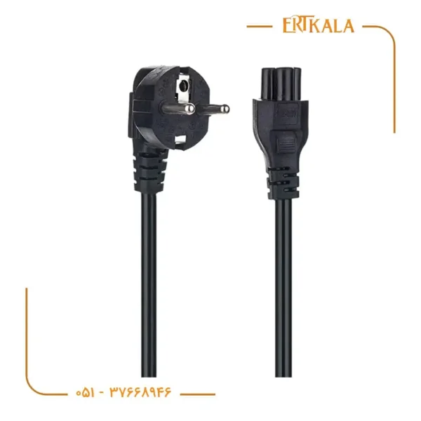 کابل برق لپ تاپ 1.5 متری پک دار برند P_Net