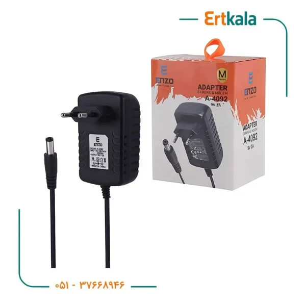 اداپتور 9V/2A مدل 4092 برند Enzo